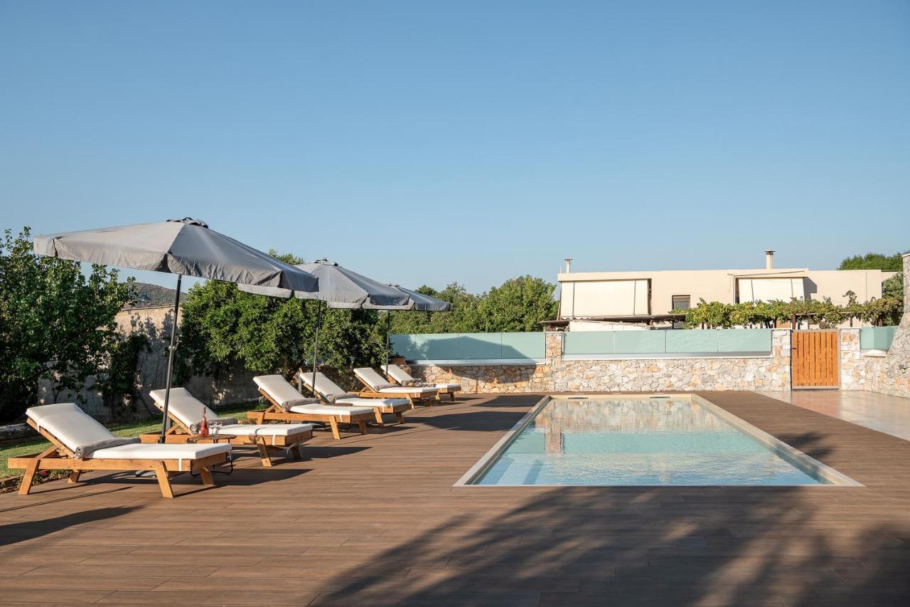 Villa Enny, 3 Bd With Private Heated Pool Agia  Esterno foto