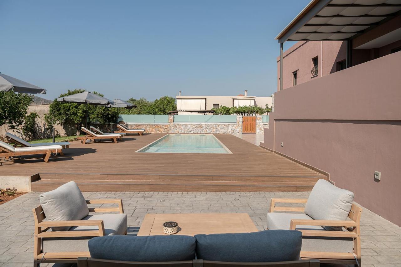 Villa Enny, 3 Bd With Private Heated Pool Agia  Esterno foto