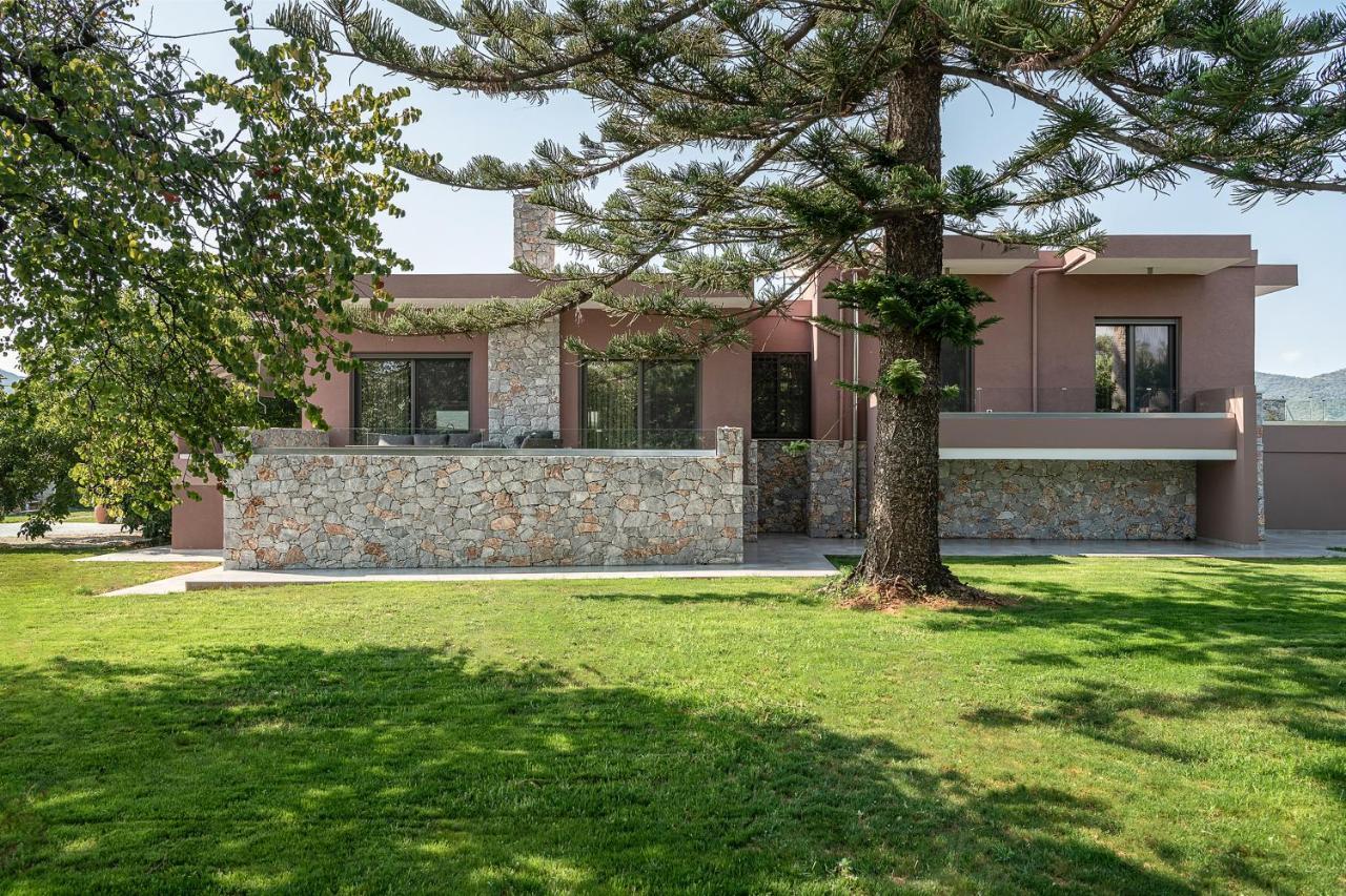 Villa Enny, 3 Bd With Private Heated Pool Agia  Esterno foto