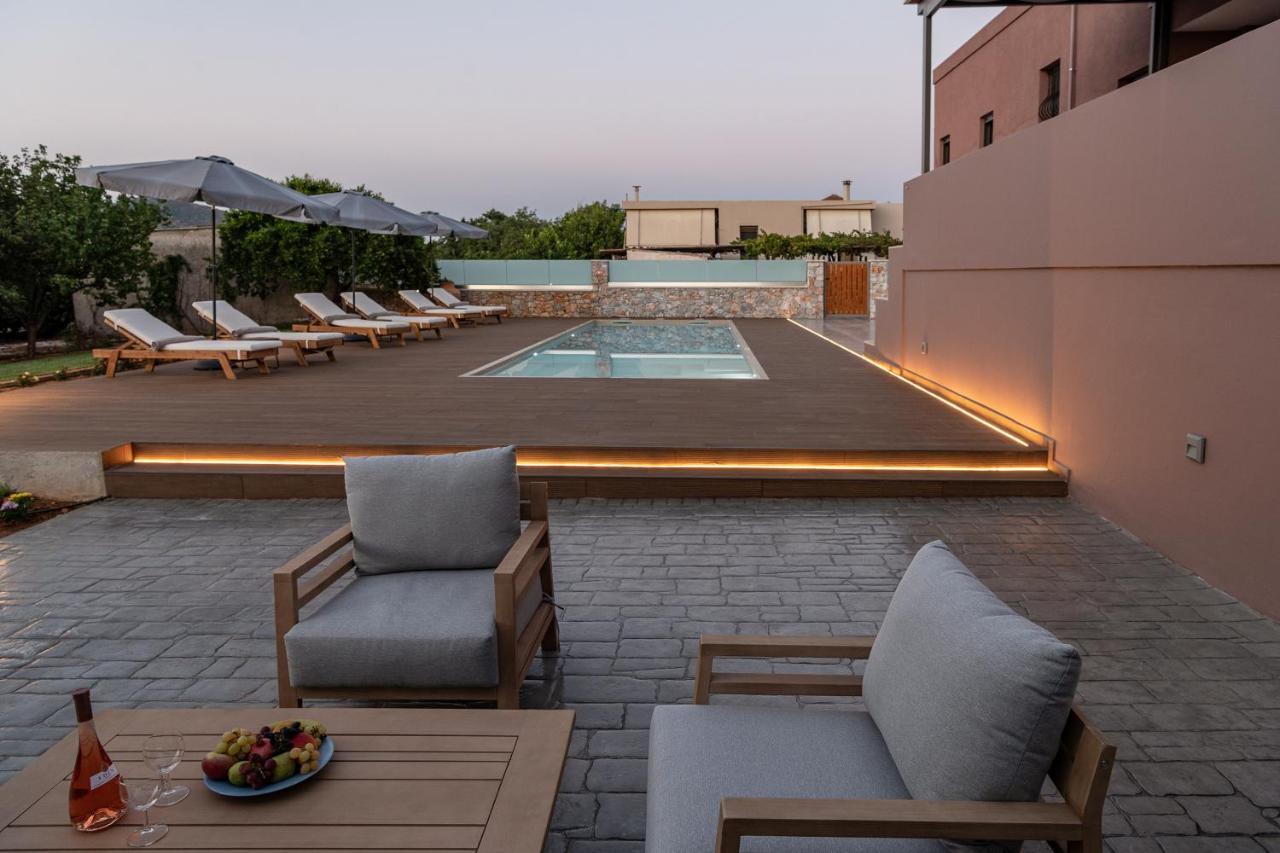 Villa Enny, 3 Bd With Private Heated Pool Agia  Esterno foto
